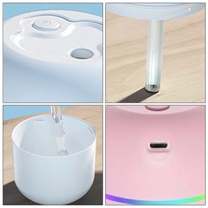 Humidificador USB <span class=keywords><strong>de</strong></span> Escritorio Portátil con Luces <span class=keywords><strong>de</strong></span> Colores, Ultrasónico, 220ml, Mini Aromaterapia para Coche, Hogar y Oficina, Regalo Empresarial - Product Image 6