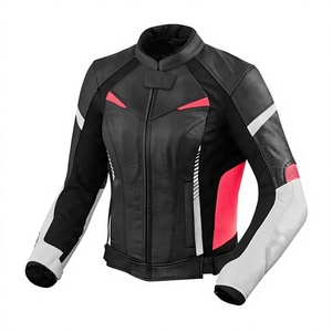 Chaqueta de Motociclismo de Cuero Vacuno Genuino para Hombre, con Protección de Nivel 2 CE y Soporte para la Espalda - Product Image 1
