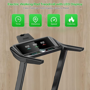Cinta de correr deportiva para el hogar, máquina de correr 2.0HP eléctrica comercial, a precio de fábrica - Product Image 4