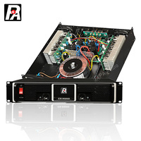 Amplificateur Audio de puissance DJ professionnel à deux canaux Impédance 8ohm Coque en métal Amp Pro 650W Sortie Max Haut-parleurs de connectivité XLR