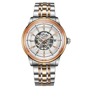 Yeni <span class=keywords><strong>Master</strong></span> Serisi Lüks Miyota Mekanik Mekanizmalı Paslanmaz Çelik Su Geçirmez Otomatik Erkek Saati - Product Image 3