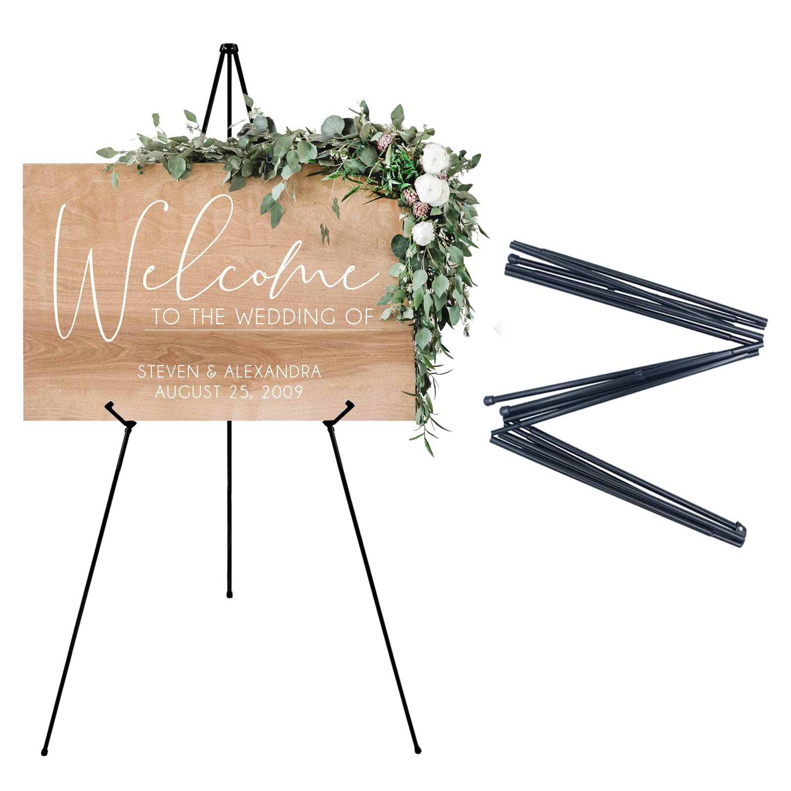 Мольберт 65 дюймов, легкий Регулируемый арт-мольберт для демонстрации, живописи, свадебного знака, плаката