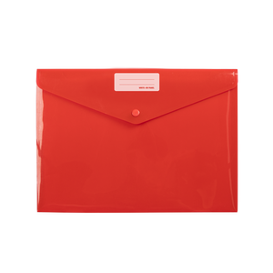 US lettere A4 formato Poly buste di plastica trasparente cartelle di documenti con etichetta tasca pulsante a scatto materiale di carta - Product Image 2