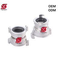 Kopling Reducer Paduan Aluminium Tekanan Tinggi Standar Rusia GOST, Adaptor Selang Air Standar Rusia, Fitting Pipa Pemadam Kebakaran Tekanan Tinggi