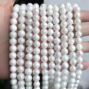 Bán Buôn Ba Lan Vòng Tự Nhiên Giả Ngọc Trai Mạ Đá Hạt Cho Tự Làm Vòng Đeo Tay Làm 6Mm 8Mm 10 Mm, 38Cm 15" - Product Image 4