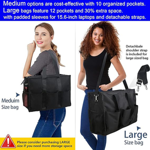 Bolsas de enfermera <span class=keywords><strong>para</strong></span> el trabajo Bolsa de enfermería Múltiples bolsillos Impermeable Organizar Zip Top Bolsa clínica <span class=keywords><strong>para</strong></span> estudiantes de enfermería - Product Image 6