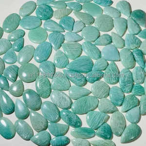 Listo para vender, amazonita Natural cabujón de alta calidad, piedras preciosas sueltas de cristal de Rubí, pedido mínimo, 100 Uds., joyería de luz óptica - Product Image 2