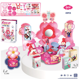 Jeu de cuisine d'imitation DIY pour enfants d'âge préscolaire, jouets alimentaires, vaisselle, jeux de cuisine, ensemble de maquillage, jeu d'imitation pour bébé - Product Image 5
