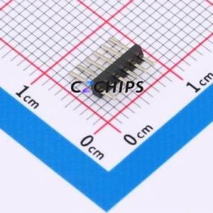 A127UP-ZD06P Pin Header Through hole Component (THT),P=1.27mm Connector 1x6P 1.27mm Pin Header Single Row - Product Image 2