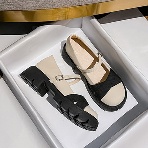 Zapatos <span class=keywords><strong>de</strong></span> Tacón Grueso con Plataforma Interna para Mujer, Estilo Mary Jane, <span class=keywords><strong>de</strong></span> Charol Redondo y Ligero, Ideales para Primavera y Verano - Product Image 6