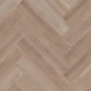 PVC Click SPC Flooring 8mm Waterproof 5mm Vinyl Flooring Visgraat PVC Herringbone For Apartment