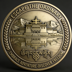 Fabricante de Monedas Personalizadas, Monedas de Metal de Aleación de Zinc con Doble Esmalte Suave y Baño de Oro, Coleccionables, con Diseño de Feng Shui Moderno - Product Image 6
