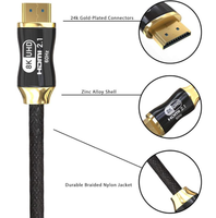 Câble HDMI 4K 8K 48 Gbps certifié ultra haute vitesse compatible avec PlayStation 5, Xbox, téléviseurs Samsung et plus