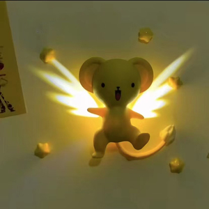 Lampe murale LED Kero de Cardcaptor Sakura avec ailes lumineuses, veilleuse, cadeau tendance, nouveauté pour fête - Product Image 4