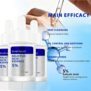 เซรั่มบำรุงผิวหน้าสูตรใหม่ ปี 2025 ผสมกรดซาลิไซลิก 5% และโอลิโกเปปไทด์ ช่วย<span class=keywords><strong>ลด</strong></span>รอยสิว ควบคุมความมัน กระชับรูขุมขน สำหรับผิวมันและเป็นสิวง่าย - Product Image 5