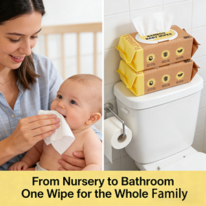 100% Bamboo Fiber Baby <strong>Wipes</strong> Flushable Toilet <strong>Wipes</strong> Biodegradable Pure Water Baby Wet <strong>Wipes</strong> With Flip Top Lid Plastic Free - Product Image 4