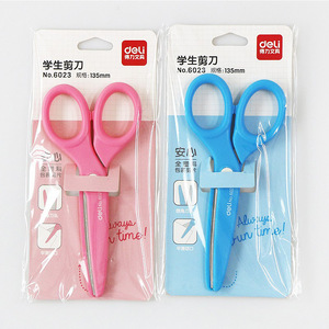 Deli Childrens Origami Scissors 123mm Micro Tip Safety Blade For Students And Kindergarten Use - Product Image 3