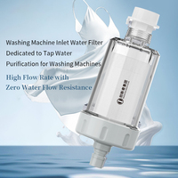 Filtre à eau universel pour robinet domestique, tuyau d'arrivée d'eau, triple purification, filtre à eau pour machines à laver à tambour entièrement automatiques