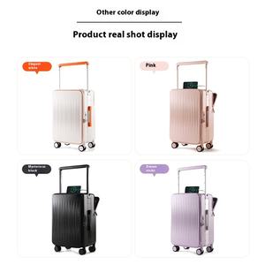 Maleta con ruedas de embarque <span class=keywords><strong>OEO</strong></span> con bloqueo TSA, ruedas anchas y Apertura frontal y lateral, equipaje de viaje impermeable RTS - Product Image 2