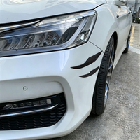 Accessoires universels pour pare-chocs avant de voiture : Lame de déflecteur d'air, Spoiler de style bec de canard, Lame de déflecteur de vent, Lame de diffuseur, Lame de protection anti-collision, Lame décorative, Kit carrosserie