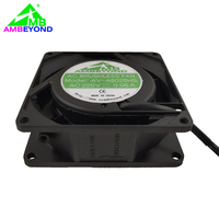 Kipas Aksial AC 8025 80x80x25mm 110V 220V 240V 2500RPM PWM Bantalan Bola Aliran Udara Tinggi Kipas Buang Radiator Industri untuk Kabinet