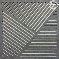 Panneau acoustique creux en fibre de polyester 9/12 mm, panneau insonorisant pour la décoration et la rénovation de bureaux avec support adhésif
