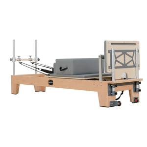 <span class=keywords><strong>DEREN</strong></span> GH88 Reformer Pilates in Legno d'Acero dal Design Moderno e Minimalista, Regolabile, con Telaio Ecologico per Studi di Pilates - Product Image 5
