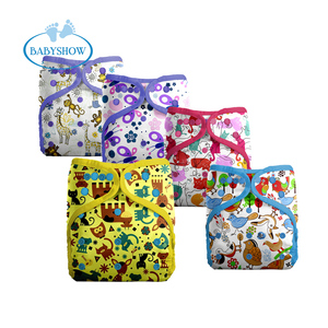 Babyshow bán buôn <span class=keywords><strong>ai0</strong></span> qua đêm tã với chèn khâu vải tã tái sử dụng cho bé trai và bé gái có thể giặt vải tã - Product Image 1