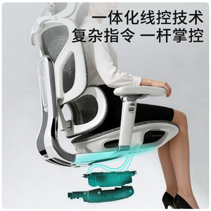 Saigu Ares L8 Ergonomic Chair Mesh Reclining Office Chair With Memory Foam Support For Home And Gaming Use - Product Image 5