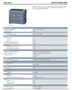 โมดูลการสื่อสาร6ES7214-1BG40-0XB0 S7-1200 SIMATIC ใหม่ S-iemens PLC โมดูลสื่อสาร Pac อีเทอร์เน็ต /profinet/udp Industrial PLC - Product Image 3