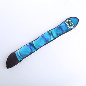 Büyük gözler yılan şekli ile toptan karikatür köpek oyuncak komik gıcırtılı kağıt doldurulmuş oyuncak temizlik diş interaktif Pet hareketi oyuncak - Product Image 2