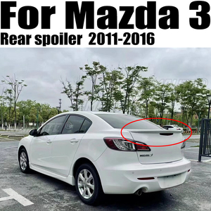 Alerón Trasero de Plástico ABS Sin Pintar para Mazda 3 Sedán de 4 Puertas 2011-2016, Alerón para Maletero, Estilo de Auto - Product Image 1