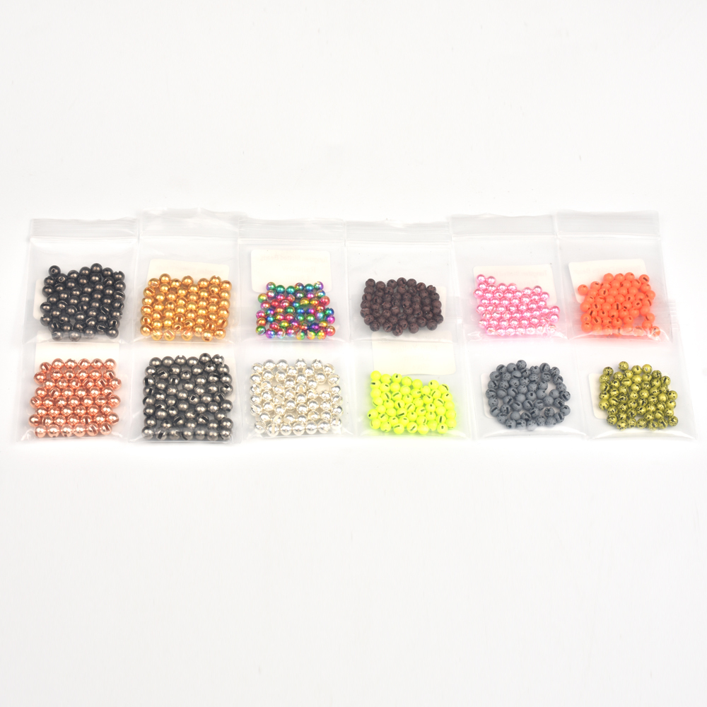 Perles De Tungstène Fendues Argent 2,3 Mm - Lot De 50 Pour La Pêche à La Mouche