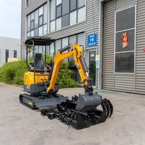 Hightop Mini Excavadora sobre orugas Sistema hidráulico Granja Excavadora Track Mini Retroexcavadora para la venta - Product Image 3