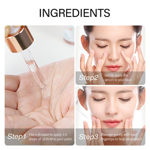 Venta al por mayor LAIKOU producto para el cuidado de la piel Sakura 24K oro Caracol vitamina C ácido hialurónico niacinamida <span class=keywords><strong>arándano</strong></span> Rosa suero facial - Product Image 4