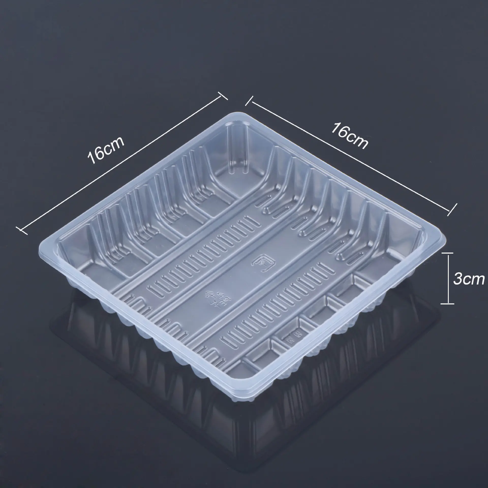 Custom blister in plastica per alimenti contenitore contenitore contenitore contenitore per alimenti per supermercato fresco senza stampo