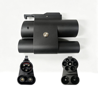 Nouvel adaptateur CCS2 vers CCS1 permettant la connexion du chargeur CCS2 au véhicule électrique CCS1 DC AC 2 en 1 250A 500A Adaptateur rapide pour véhicule électrique