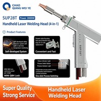 Pistolet de soudage laser à fibre portatif Chaoqiang Weiye SUP28T, tête de soudage laser refroidie par eau pour machine de soudage laser 1500-3000W