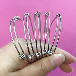 <span class=keywords><strong>Express</strong></span> Offre Spéciale cool conception unisexe argent plaqué haut poli 1.6mm en acier inoxydable va-et-vient bracelet - Product Image 5