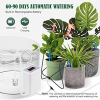 D58 Indoor House Pflanzen urlaub Smart Water ing Timer 15 Pflanzen LCD Automatic Drip Irrigation Kit DIY Plant Selbst bewässerungs system