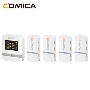 कॉमिका विमो क्यू फोर-चैनल मिनी वायरलेस लैवेलियर माइक्रोफोन ओमनी-दिशात्मक शोर कमी कम लेटेंसी ब्रांड-नया कैलेंडर - Product Image 6