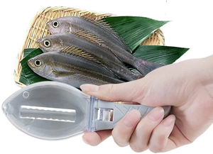 Wholesale Fast Removal Fish Skin Scraper Scale Cleaning Knife Remover Kitchen Seafood <b>Tools</b> for Efficient Peeling Supplements - Product Image 4