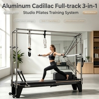 Équipement de Pilates multifonctionnel en aluminium Cadillac Full Track 3-en-1 Reformer Pilates Machine