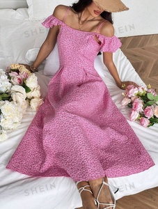 Fukro 3D tejido texturizado tejido Jacquard Floral Telas por yardas para hacer mujeres Cheongsam Jacquard vestido ropa - Product Image 2