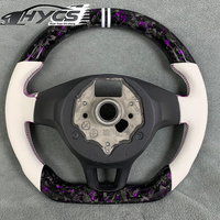 Volant en fibre de carbone forgée perforée pour Volkswagen Passat Golf GTI MK6 MK7 MK8 Polo, mise à niveau sportive