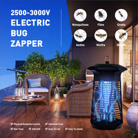 JZ-Trampa para Interiores y Exteriores, Lámpara UV de Alta Potencia para Insectos, Control de Plagas, IPX4, Ideal para Acampar