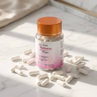30 capsules hydratantes Yoni Wetness Pops, extraits naturels de plantes, soulagement de la sécheresse, réparation post-partum, 600 mg par capsule