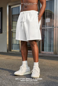 Pantalones cortos de chándal de verano personalizados, pantalones cortos de felpa francesa, ropa de calle de algodón pesado, pantalones cortos de carga holgados - Product Image 5