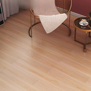 Piso de Madera Sólida de Arce de Color Claro, Superficie Cepillada Natural, Acabado de Bajo Brillo, Duradero, para Sala de Estar - Product Image 1