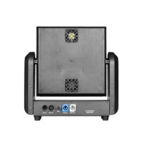 Projecteur de scène LED RVBW 4-en-1 matriciel 5x5 super lumineux à tête mobile avec anneau halo pour discothèque, boîte de nuit, théâtre, spectacle musical